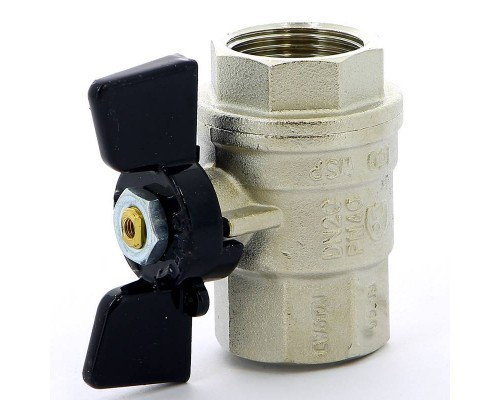 Кран шаровой Oregon Bugatti ВВ бабочка 3/4"