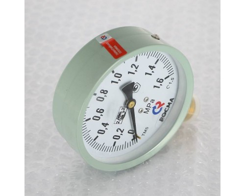 Манометр Росма ТМ-510 P.00 100/16 (1/2", 0-16 бар, 1,5) M2 радиальный