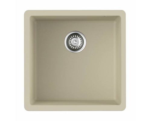 Мойка, OMOIKIRI, Bosen, шгв 440-440-220, отверстия для смесителя-отсутствуют, цвет-ваниль