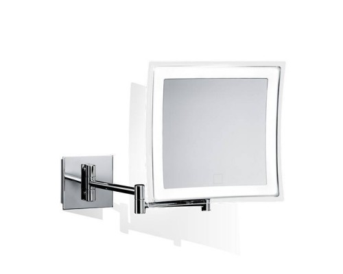 Косметическое зеркало, Decor Walther, BS 84 TOUCH, с подсветкой, без кабеля, на батарейках, цвет-хром