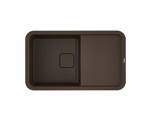 Мойка, OMOIKIRI, Tasogare, шгв 860-510-210, отверстия для смесителя-6 промаркированных, цвет-темный шоколад