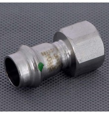 Муфта пресс-В нержавеющая сталь Sanpress Inox VIEGA 15х1/2