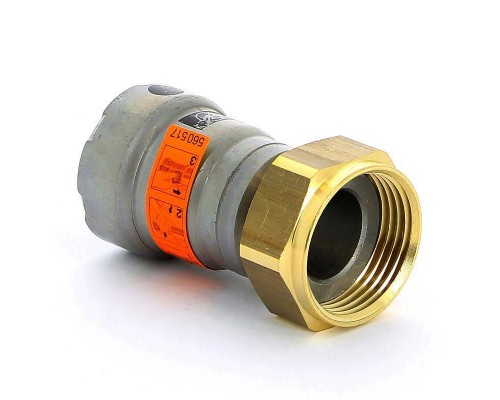 Муфта пресс-В с накидной гайкой Megapress оцинкованная сталь VIEGA 3/4"x1"