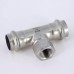Тройник В-пресс IBP 22 x 1/2" x 22 нерж.сталь
