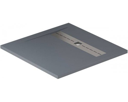 Allen Brau Infinity Душевой поддон 90x90x3h см, цвет: серый 8.21001-BGM