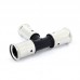 Тройник пресс PVDF HENCO 20x16x20