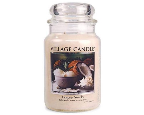 Декоративная свеча Village Candle Кокос и Ваниль (602 грамма)