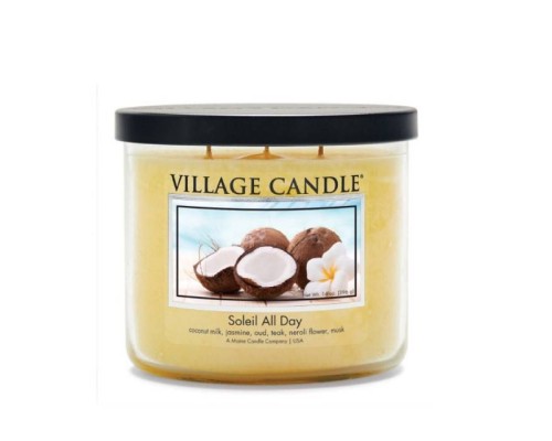 Декоративная свеча Village Candle Солнечный день (396 грамм)