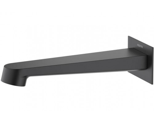 AQ1241MB ОБЕРОН излив для ванны 183 мм, матовый черный AQ1241MB