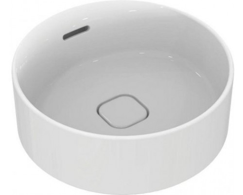 T292901 STRADA II Round Vessel Умывальник 38 см без отверстия под смеситель, для монтажа с мебелью, с отверстием перелива (щелевого типа), с керамичес T292901