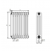 Rifar TUBOG VENTIL TUB 3057 24 секции (белый)