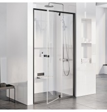 PDOP2-100 черный + транспарент, Pivot душевая дверь двухэлементная 03GA0300Z1