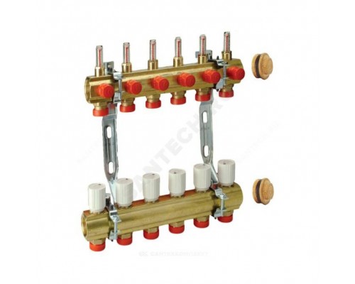 Группа коллект лат расход 1" м/м 7в 3/4" ЕК н/р Giacomini R553KY067