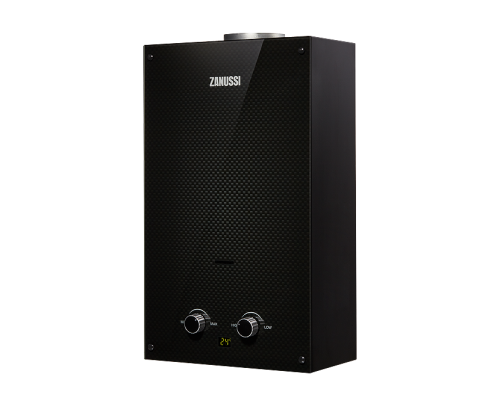 Газовая колонка Zanussi GWH 10 Fonte Glass Carbon Газовая колонка Zanussi GWH 10 Fonte Glass Carbon