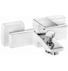 104802469EX TIERA смеситель для ванны белый/ хром 104802469EX