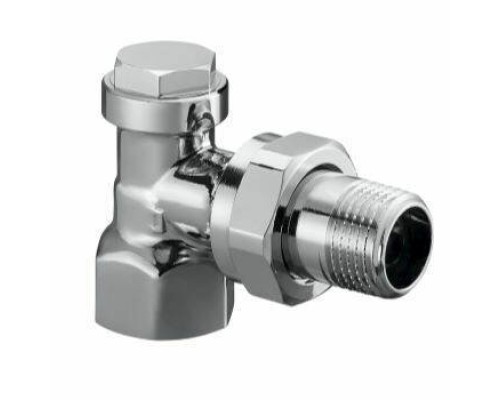 Вентиль, Combi C, на обратную линию, угловой, DN-15, 1/2, 1/2, ВН, хромированный Вентиль, Combi C, на обратную линию, угловой, DN-15, 1/2, 1/2, ВН, хромированный