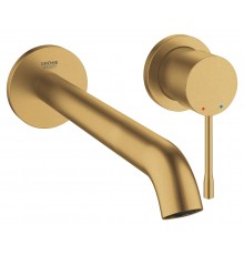 19967GN1 Essence New Смеситель для раковины, на 2 отверстия, L-Size, настенный монтаж, 5,7 л/мин, холодный рассвет матовый 19967GN1