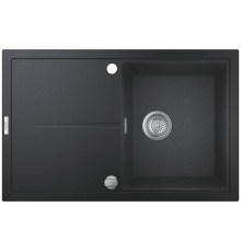 31639AP0 K400 Композитная мойка с крылом,780 x 500, черный гранит 31639AP0