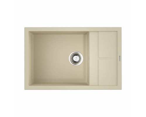 Мойка, OMOIKIRI, Sumi, шгв 780-500-220, отверстия для смесителя-4 промаркированных, цвет-ваниль