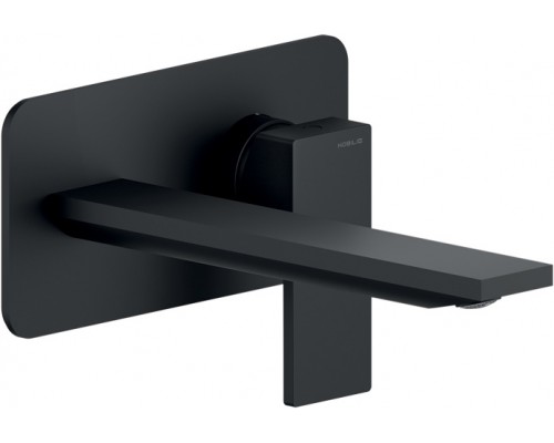 SE124198/1BM SEVEN смеситель для раковины (внешняя часть), матовый черный SE124198/1BM