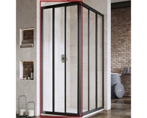 ASRV3-80-198 черный+Transparent, Supernova дверь для комбинации со второй дверью. 15V403R2Z1