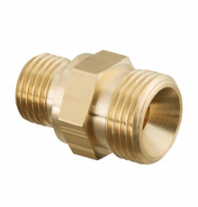 Двойной ниппель Ofix-Oil, латунь, G 3/8 х G 3/8