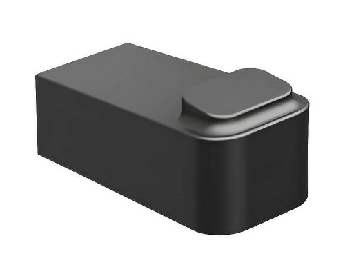 Крючок одинарный TD 110.20 черный X07P555