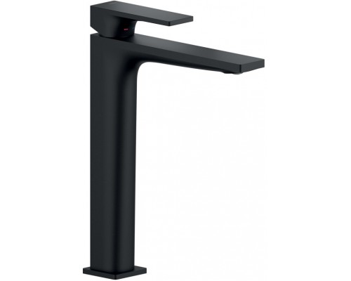 SE124128/2BM SEVEN смеситель для раковины высокий, матовый черный SE124128/2BM