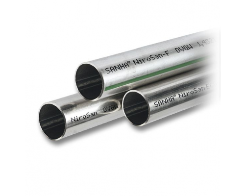 Труба, Sanha, NiroPress AISI 316L, в штангах 3м, ø35х1,5 мм, нержавеющая сталь 1.4404, 9500.3