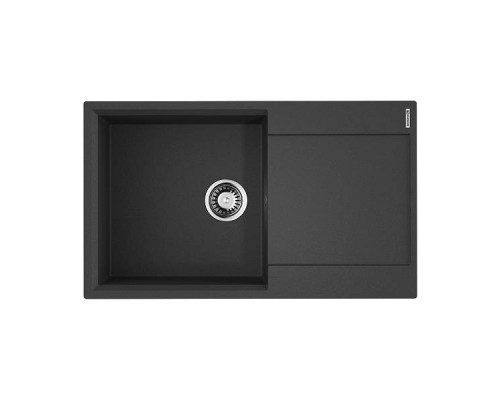 Omoikiri Daisen 86-BL Кухонная мойка Artgranit 86x50 см, цвет: черный 4993700
