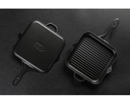 Квадратная сковорода-гриль HS K GTV 2828 BLACK MAT