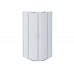 AQ ARI RO 10020CH Душевой уголок 1/4 круга, двери раздвижные 1000x1000x2000, профиль хром, стекло прозрачное AQ ARI RO 10020CH