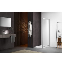 AQ ARI PI 10020CH Душевая дверь, распашная 1000x2000 профиль хром, стекло прозрачное AQ ARI PI 10020CH