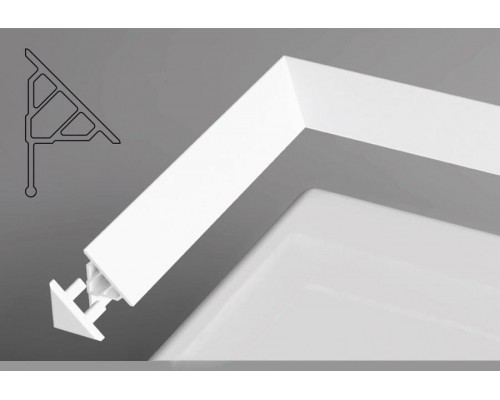 Универсальная декоративная планка 10/1100 белая XB451100001