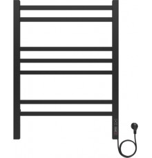 Альтаир П7 500х700 электрический (quick touch) Полотенцесушитель Aquatek (черный муар) AQ EL KP0770BL