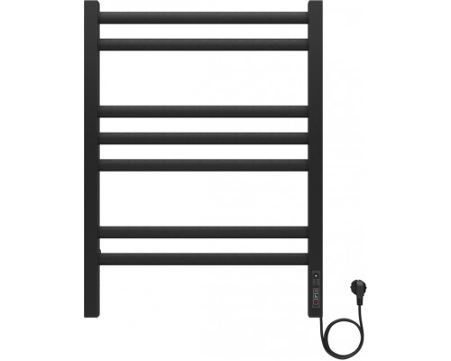 Поларис П7 500х700 электрический (quick touch) Полотенцесушитель Aquatek (черный муар) AQ EL KO0770BL
