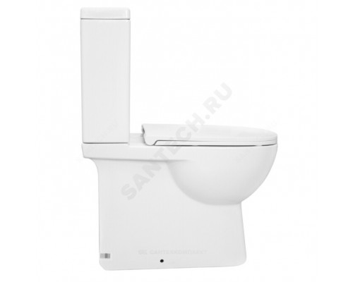 Унитаз-компакт Quadro Slim г/вып н/под 2реж в/к дюр микр Sanita Luxe