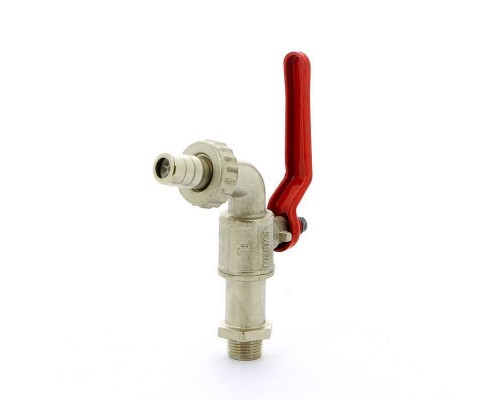 Кран шаровой Н-штуцер садовый рычаг ITAP 3/8"