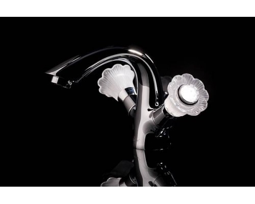 Boheme Camelia Смеситель для раковины высокий, цвет: бронза матовая 312-Camelia