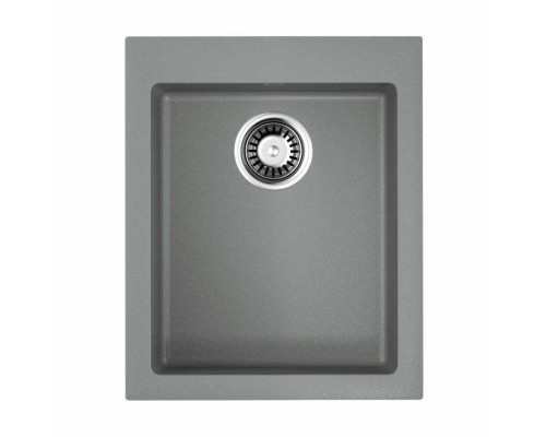 Мойка, OMOIKIRI, Bosen, шгв 410-500-210, отверстия для смесителя-3 промаркированных, цвет-Leningrad Grey