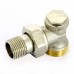 Вентиль обратный никелированный НН UNI-FITT угловой 1/2" х 3/4"EK с разъёмным соединением THERMO
