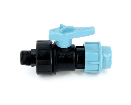Кран НВ Unidelta 3/4" для труб ПНД полипропилен PP-B