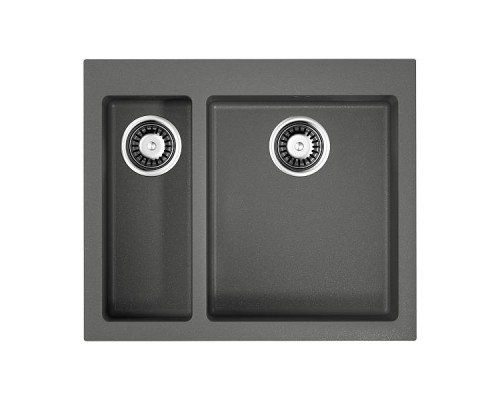 Omoikiri Bosen 59-2-PL Кухонная мойка Tetogranit 59x50 см, цвет: платина 4993224