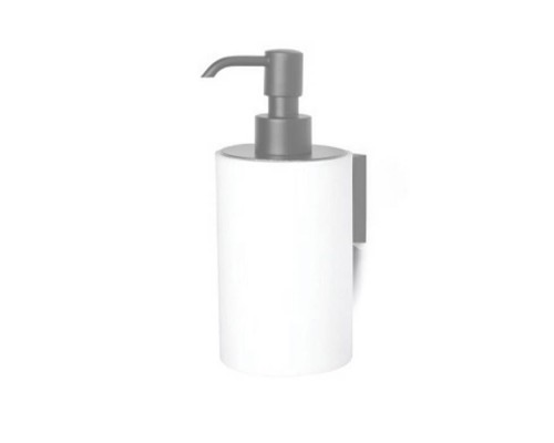 Дозатор для жидкого мыла, Bertocci, Trecento, шгв 70-80-180, цвет-белый матовый/хром