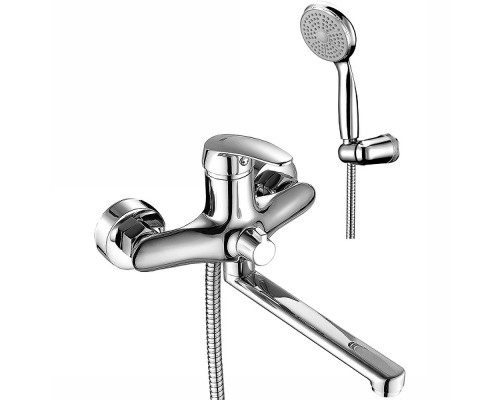 LM0417CLINARAСмеситель универсальный с плоск. изливом 200мм, дивертор с керамич. пластинами, хр LM0417C