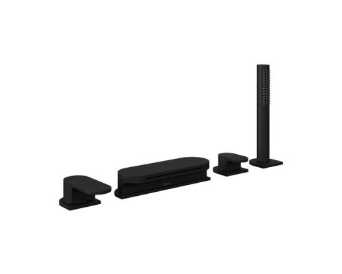 Смеситель врезной каскадный для ванн CR 025.20BL ЧЕРНЫЙ X070445