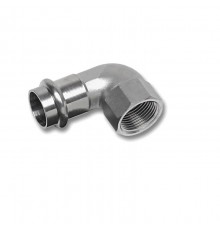 Угол Sanha NiroPress 316L 90° ВПр-ВР, 22x3/4, 9090IG.3