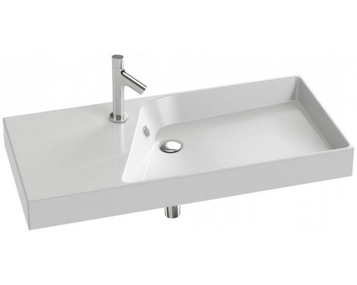 RYTHMIK EXN112-Z-00 Подвесная раковина-столешница, гладкая нижняя поверхность, 10046 EXN112-Z-00