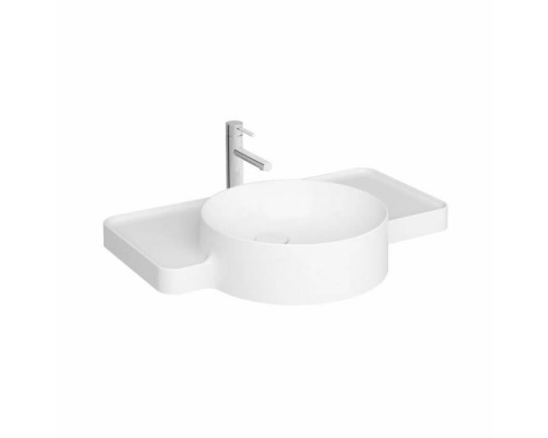 Раковина, Vitra, Voyage, шгв 700-515-120, отверстия для смесителя-1, VitrA Clean, цвет-белый