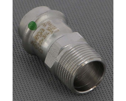 Муфта пресс-Н нержавеющая сталь Sanpress Inox VIEGA 22х3/4"